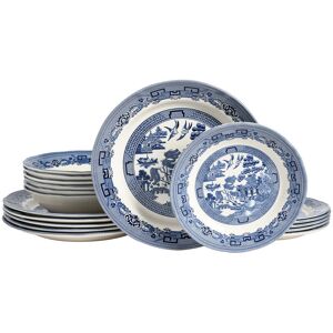 CreaTable China Town, 18-Piece Blue Dinnerware Set - Dishware Set CreaTable China Town, 18-Piece Blue Dinnerware Set - Dishware Set