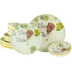 CreaTable Uno Bunt 12-tlg Geschirrset CreaTable Uno Bunt 12-tlg Geschirrset