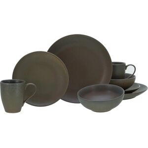 CREATABLE Sierra Nevada 8-tlg. Geschirrset - Braun CREATABLE Sierra Nevada 8-tlg. Geschirrset - Braun