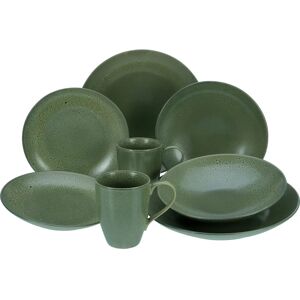 Creatable Sierra Nevada - Juego de 8 platos en verde para 1-2 personas Creatable Sierra Nevada - Juego de 8 platos en verde para 1-2 personas