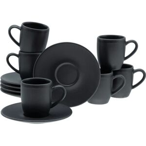 CREATABLE Soft Touch Black Espressotassen Set - 12-teilig CREATABLE Soft Touch Black Espressotassen Set - 12-teilig