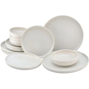 Creatable Uno Offwhite 12-Piece Dinnerware - Harmonious Form Creatable Uno Offwhite 12-Piece Dinnerware - Harmonious Form