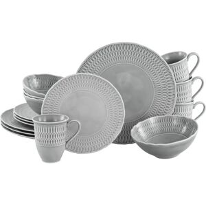 CreaTable Sofia Ensemble de Porcelaine 16 pièces - Jeu de Vaisselle - Publicité CreaTable Sofia Ensemble de Porcelaine 16 pièces - Jeu de Vaisselle - Publicité