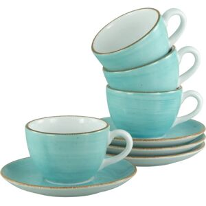 CreaTable Vintage Nature Aqua Kaffeetassen-Set - 8-tlg. CreaTable Vintage Nature Aqua Kaffeetassen-Set - 8-tlg.