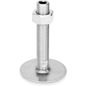 Ganter M16 150mm Pies de nivelación en acero inoxidable - Pies ajustables Ganter M16 150mm Pies de nivelación en acero inoxidable - Pies ajustables