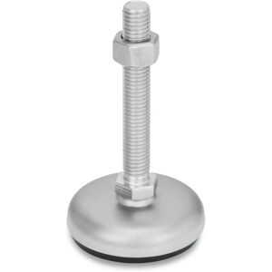 Ganter Norm 31-60-M12-60-B1-Sk RVS Voeten met Rubbervoetje Ganter Norm 31-60-M12-60-B1-Sk RVS Voeten met Rubbervoetje