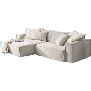 CANDY Matteo L-Form Sofa - Modern, Silber, Einfache Montage CANDY Matteo L-Form Sofa - Modern, Silber, Einfache Montage