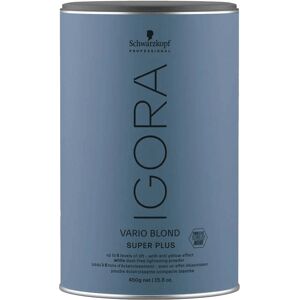 Schwarzkopf Brand Igora Vario Blond Super Plus Dust-Free Bleach 450g - Bleach Powder for Lightening Hair Schwarzkopf Brand Igora Vario Blond Super Plus Dust-Free Bleach 450g - Bleach Powder for Lightening Hair