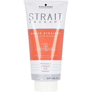 Schwarzkopf Professional Strait Styling Therapy Crema Alisadora - Crema para Alisar el Cabello Schwarzkopf Professional Strait Styling Therapy Crema Alisadora - Crema para Alisar el Cabello