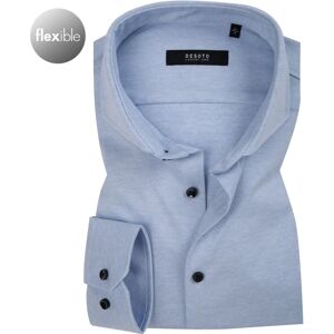 Desoto XL Hellblau Slim Fit Jerseyhemd - Hemd Desoto XL Hellblau Slim Fit Jerseyhemd - Hemd