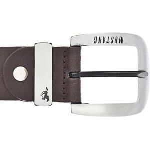 MUSTANG Ledergürtel - Dunkelbraun Casual Klassisch Herren MUSTANG Ledergürtel - Dunkelbraun Casual Klassisch Herren