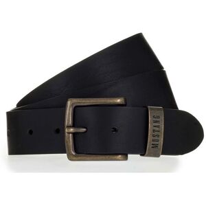 MUSTANG Ledergürtel - Schwarz - Casual Klassischer Stil - 4cm breit MUSTANG Ledergürtel - Schwarz - Casual Klassischer Stil - 4cm breit