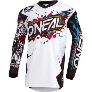 O'Neal Element Villain - Motocross Jersey - White - Breathable O'Neal Element Villain - Motocross Jersey - White - Breathable