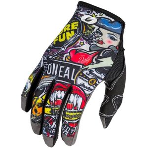 O'Neal Mayhem Crank II Motocross-Handschuhe - Schwarz, Rot, Gelb - L O'Neal Mayhem Crank II Motocross-Handschuhe - Schwarz, Rot, Gelb - L