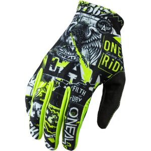 Oneal Matrix Attack 2 Unisex Black Yellow - Motocross Gloves Oneal Matrix Attack 2 Unisex Black Yellow - Motocross Gloves