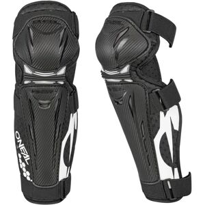 Oneal Trail FR Carbon Look Knee Protectors - Unisex - Black White - L Oneal Trail FR Carbon Look Knee Protectors - Unisex - Black White - L