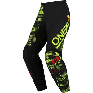O'Neal Attack Motocross Pants - Black Yellow, Size 30 O'Neal Attack Motocross Pants - Black Yellow, Size 30