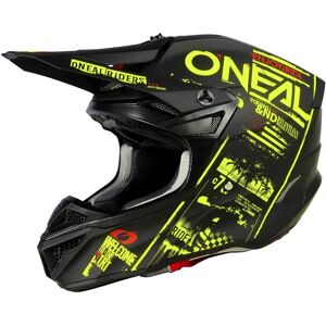 Casco da motocross Oneal 5Series Polyacrylite Attack - Unisex Nero Giallo XL Casco da motocross Oneal 5Series Polyacrylite Attack - Unisex Nero Giallo XL