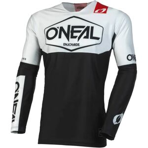 O'Neal Mayhem Hexx Youth Motocross Jersey - Black White - L - Unisex O'Neal Mayhem Hexx Youth Motocross Jersey - Black White - L - Unisex