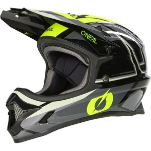 O'Neal Helm Split V.23 Downhill BMX Zwart Geel - Helm O'Neal Helm Split V.23 Downhill BMX Zwart Geel - Helm