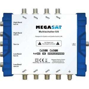 Megasat 0600150 Satellite Multiswitch 5 Inputs 8 Outputs - Satellite Multiswitch Megasat 0600150 Satellite Multiswitch 5 Inputs 8 Outputs - Satellite Multiswitch