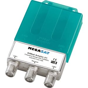 Megasat 0600202 Divisore cavo satellitare - Argento - 950-2400 MHz Megasat 0600202 Divisore cavo satellitare - Argento - 950-2400 MHz
