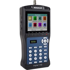 Medidor satelital digital Megasat 1 HD - 950-2150 MHz, pantalla incorporada Medidor satelital digital Megasat 1 HD - 950-2150 MHz, pantalla incorporada