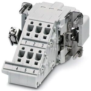 Phoenix Contact HC-B 6-A-DT-PER-M - 6-polige terminaladapter Serie B6 Phoenix Contact HC-B 6-A-DT-PER-M - 6-polige terminaladapter Serie B6