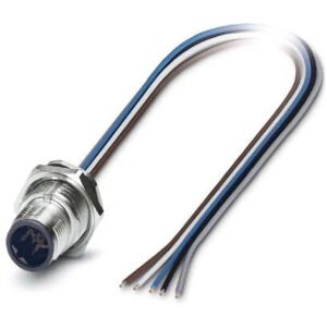 Phoenix Contact 1543663 Zilveren M12 Draadverbinder - Sensor/Actuator Phoenix Contact 1543663 Zilveren M12 Draadverbinder - Sensor/Actuator
