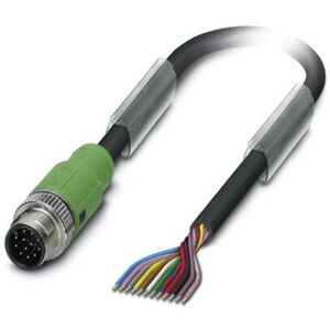 Phoenix Contact 1554775 Sensor/Actuator Cable - 1.5m, 12-Pole, Black Phoenix Contact 1554775 Sensor/Actuator Cable - 1.5m, 12-Pole, Black