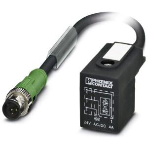 Phoenix Contact 1435292 Sensor-/Aktuatorkabel - 0,6 m, 3-polet, Sort Phoenix Contact 1435292 Sensor-/Aktuatorkabel - 0,6 m, 3-polet, Sort