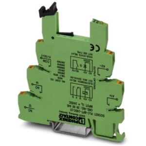 Phoenix PLC-BPT-24DC/21 Relay Socket - Supports DIN Rail Mounting Phoenix PLC-BPT-24DC/21 Relay Socket - Supports DIN Rail Mounting