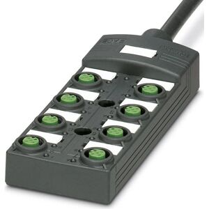 Phoenix Contact Sensor-/Aktor-Box - 8 Anschlüsse, 5-polig, IP65, 5m Kabel Phoenix Contact Sensor-/Aktor-Box - 8 Anschlüsse, 5-polig, IP65, 5m Kabel