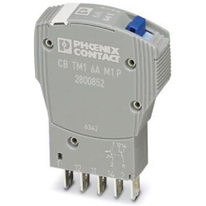 Phoenix Contact TM1 6A M1 P - Leitungsschutzschalter - Grau Phoenix Contact TM1 6A M1 P - Leitungsschutzschalter - Grau