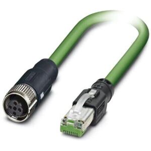 Phoenix Contact 1407532 Industrial Networking Accessory - 4-Pole, 1m, Green, IP65 Phoenix Contact 1407532 Industrial Networking Accessory - 4-Pole, 1m, Green, IP65