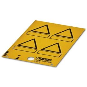 Phoenix Contact 1014132 Selbstklebendes Warnschild - Warnschild, 50mm, Schwarz & Gelb Phoenix Contact 1014132 Selbstklebendes Warnschild - Warnschild, 50mm, Schwarz & Gelb