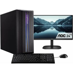 CAPTIVA Ryzen 5 Gaming-PC - 32GB RAM - 500GB SSD - Nvidia RTX 3050 - Schwarz CAPTIVA Ryzen 5 Gaming-PC - 32GB RAM - 500GB SSD - Nvidia RTX 3050 - Schwarz