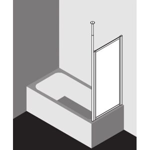Paroi de Douche Kermi Vario 2000 - Blanc, 785-810mm, 1400mm H - Publicité Paroi de Douche Kermi Vario 2000 - Blanc, 785-810mm, 1400mm H - Publicité