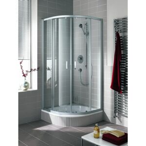 Kermi Ibiza 2000 Viertelkreis-Duschkabine - Sicherheitsglas, Weiß Kermi Ibiza 2000 Viertelkreis-Duschkabine - Sicherheitsglas, Weiß