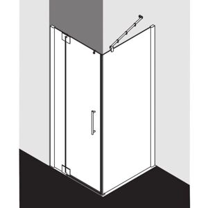 Porte de douche Kermi Marque PX1WL Aluminium anodisé 8mm Verre de sécurité - Publicité Porte de douche Kermi Marque PX1WL Aluminium anodisé 8mm Verre de sécurité - Publicité