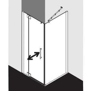 Porte de Douche Kermi Pasa XP - Réglable, Verre Clair, Fabriqué en Allemagne - Publicité Porte de Douche Kermi Pasa XP - Réglable, Verre Clair, Fabriqué en Allemagne - Publicité