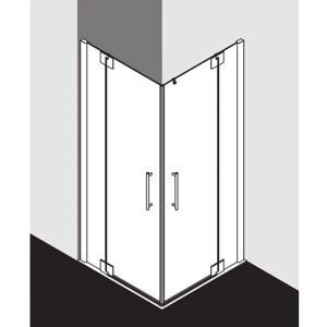 Kermi Marque Pasa XP Entrée d'angle - 75x200cm - Argent brillant - Cabine de douche - Publicité Kermi Marque Pasa XP Entrée d'angle - 75x200cm - Argent brillant - Cabine de douche - Publicité