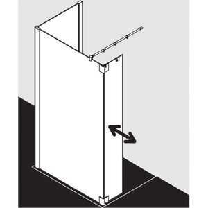 Écran de Douche Kermi Pasa XP - Walk-In Ajustable - Allemagne - Publicité Écran de Douche Kermi Pasa XP - Walk-In Ajustable - Allemagne - Publicité