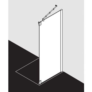 Paroi de douche Kermi - PXTFR 1200x1850 - Argent Brillant - Verre de Sécurité - Publicité Paroi de douche Kermi - PXTFR 1200x1850 - Argent Brillant - Verre de Sécurité - Publicité