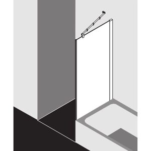 Kermi Pasa XP Paroi latérale courte - Ecran de douche - Publicité Kermi Pasa XP Paroi latérale courte - Ecran de douche - Publicité