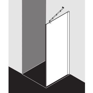 Paroi de Douche Kermi PXTWD 80x200cm - Argent Brillant - Verre de Sécurité - Publicité Paroi de Douche Kermi PXTWD 80x200cm - Argent Brillant - Verre de Sécurité - Publicité