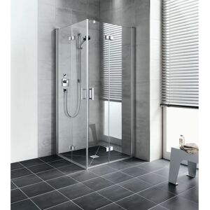 Kermi Diga Porte d'angle - Argent brillant, Verre, 75x185cm - Porte de douche - Publicité Kermi Diga Porte d'angle - Argent brillant, Verre, 75x185cm - Porte de douche - Publicité