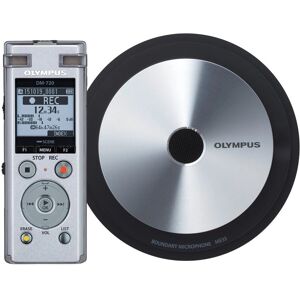 Olympus DM-720 Microphone Kit - Digital Recorder - Silver Olympus DM-720 Microphone Kit - Digital Recorder - Silver