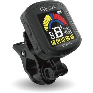 Gewa Clip-3 Tuner - Chromatic/ gitarr/ bas/ ukulele/ violin - Tuner Gewa Clip-3 Tuner - Chromatic/ gitarr/ bas/ ukulele/ violin - Tuner