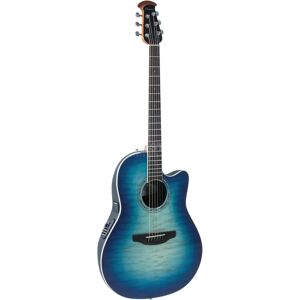 Ovation Celebrity Standard Exotic Guitar - Super Shallow, Blue/Natural Ovation Celebrity Standard Exotic Guitar - Super Shallow, Blue/Natural